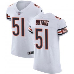 Bears #51 Dick Butkus White Men's Stitched NFL Vapor Untouchable Elite Jersey