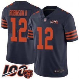 Chicago Bears #12 Allen Robinson II Navy Blue Alternate Men's Stitched NFL 100th Season Vapor Limited Jersey