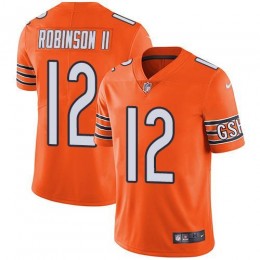 Chicago Bears #12 Allen Robinson II Orange Men's Stitched NFL Limited Rush Jersey