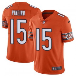 Chicago Bears #15 Eddy Pineiro Orange Men's Stitched NFL Limited Rush Jersey