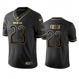 Chicago Bears #23 Kyle Fuller Black Golden Limited Edition Stitched NFL Jersey