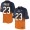 Chicago Bears #23 Kyle Fuller Navy Blue/Orange Men's Stitched NFL Elite Fadeaway Fashion Jersey