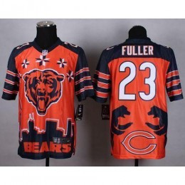 Chicago Bears #23 Kyle Fuller Orange Men's Stitched NFL Elite Noble Fashion Jersey
