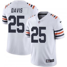 Chicago Bears #25 Mike Davis White Men's 2019 Alternate Classic Stitched NFL Vapor Untouchable Limited Jersey