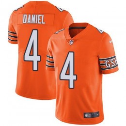 Chicago Bears #4 Chase Daniel Orange Men's Stitched NFL Limited Rush Jersey