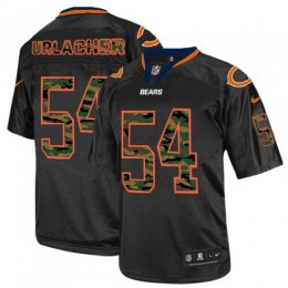 Chicago Bears #54 Brian Urlacher Black Men's Stitched NFL Elite Camo Fashion Jersey