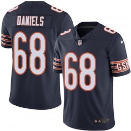 Chicago Bears #68 James Daniels Navy Blue Team Color Men's Stitched NFL Vapor Untouchable Limited Jersey