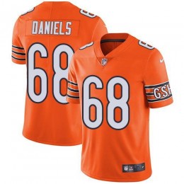 Chicago Bears #68 James Daniels Orange Men's Stitched NFL Limited Rush Jersey