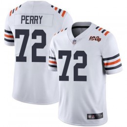 Chicago Bears #72 William Perry White Alternate Men's Stitched NFL Vapor Untouchable Limited 100th Season Jersey