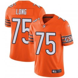 Chicago Bears #75 Kyle Long Orange Men's Stitched NFL Limited Rush Jersey