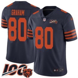 Chicago Bears #80 Jimmy Graham Navy Blue Alternate Men's Stitched NFL 100th Season Vapor Untouchable Limited Jersey