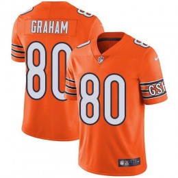 Chicago Bears #80 Jimmy Graham Orange Men's Stitched NFL Limited Rush Jersey