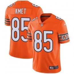 Chicago Bears #85 Cole Kmet Orange Men's Stitched NFL Limited Rush Jersey