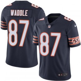 Chicago Bears #87 Tom Waddle Navy Blue Team Color Men's Stitched NFL Vapor Untouchable Limited Jersey