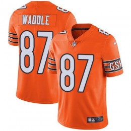 Chicago Bears #87 Tom Waddle Orange Men's Stitched NFL Limited Rush Jersey