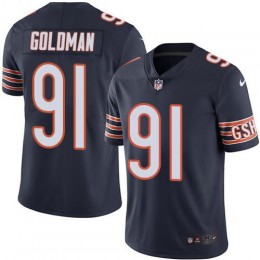 Chicago Bears #91 Eddie Goldman Navy Blue Team Color Men's Stitched NFL Vapor Untouchable Limited Jersey