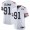 Chicago Bears #91 Eddie Goldman White Alternate Men's Stitched NFL Vapor Untouchable Limited 100th Season Jersey
