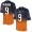 Chicago Bears #9 Jim McMahon Navy Blue/Orange Men's Stitched NFL Elite Fadeaway Fashion Jersey