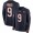Chicago Bears #9 Nick Foles Navy Blue Team Color Men's Stitched NFL Limited Therma Long Sleeve Jersey
