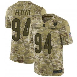Chicago Bears #94 Leonard Floyd Camo Men's Stitched NFL Limited 2018 Salute To Service Jersey