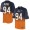 Chicago Bears #94 Leonard Floyd Navy Blue/Orange Men's Stitched NFL Elite Fadeaway Fashion Jersey