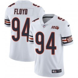 Chicago Bears #94 Leonard Floyd White Men's 100th Season Stitched NFL Vapor Untouchable Limited Jersey
