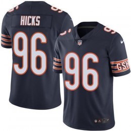 Chicago Bears #96 Akiem Hicks Navy Blue Team Color Men's Stitched NFL Vapor Untouchable Limited Jersey