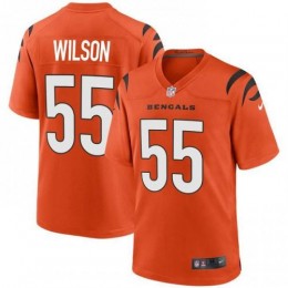 Cincinnati Cincinnati Bengals ##55 Logan Wilson Orange Alternate Game Jersey