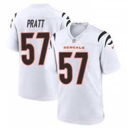 Cincinnati Cincinnati Bengals #57 Germaine Pratt White Alternate Game Jersey