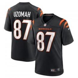 Cincinnati Cincinnati Bengals #87 C.J. Uzomah Black Alternate Game Jersey