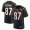 Cincinnati Cincinnati Bengals #87 C.J. Uzomah Black Super Bowl LVI Patch Game Jersey