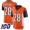 Bengals #28 Joe Mixon Orange Alternate Men's Stitched NFL 100th Season Vapor Limited Jersey