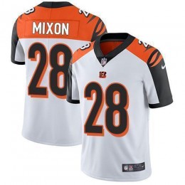 Bengals #28 Joe Mixon White Men's Stitched NFL Vapor Untouchable Limited Jersey