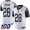 Bengals #28 Joe Mixon White Super Bowl LVI Patch Men's Stitched NFL Limited Rush 100th Season Jersey