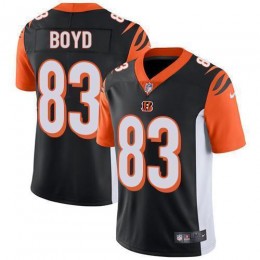 Bengals #83 Tyler Boyd Black Team Color Men's Stitched NFL Vapor Untouchable Limited Jersey
