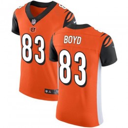 Bengals #83 Tyler Boyd Orange Alternate Men's Stitched NFL Vapor Untouchable Elite Jersey