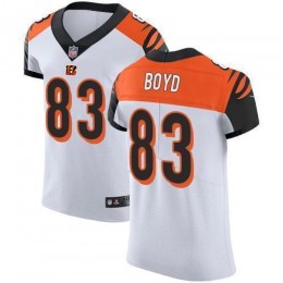 Bengals #83 Tyler Boyd White Men's Stitched NFL Vapor Untouchable Elite Jersey