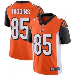 Bengals #85 Tee Higgins Orange Alternate Men's Stitched NFL Vapor Untouchable Limited Jersey
