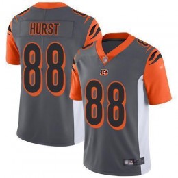 Bengals #88 Hayden Hurst Silver Men's Stitched NFL Limited Inverted Legend Jersey