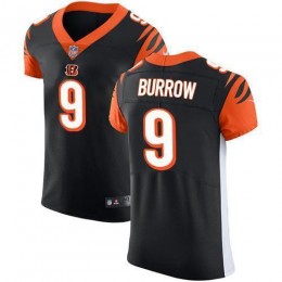 Bengals #9 Joe Burrow Black Team Color Men's Stitched NFL Vapor Untouchable Elite Jersey