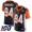 Bengals #94 Sam Hubbard Black Team Color Super Bowl LVI Patch Men's Stitched NFL 100th Season Vapor Limited Jersey
