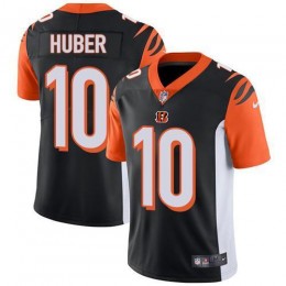 Cincinnati Bengals #10 Kevin Huber Black Team Color Men's Stitched NFL Vapor Untouchable Limited Jersey