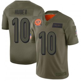 Cincinnati Bengals #10 Kevin Huber Camo Men's Stitched NFL Limited 2019 Salute To Service Jersey