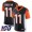 Cincinnati Bengals #11 John Ross III Black Team Color Men's Stitched NFL 100th Season Vapor Limited Jersey