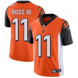 Cincinnati Bengals #11 John Ross III Orange Alternate Men's Stitched NFL Vapor Untouchable Limited Jersey