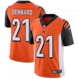 Cincinnati Bengals #21 Darqueze Dennard Orange Alternate Men's Stitched NFL Vapor Untouchable Limited Jersey