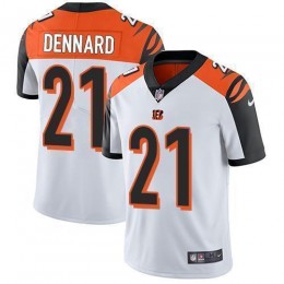 Cincinnati Bengals #21 Darqueze Dennard White Men's Stitched NFL Vapor Untouchable Limited Jersey