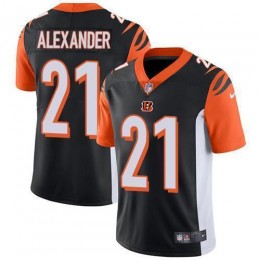 Cincinnati Bengals #21 Mackensie Alexander Black Team Color Men's Stitched NFL Vapor Untouchable Limited Jersey