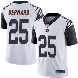 Cincinnati Bengals #25 Giovani Bernard White Men's Stitched NFL Limited Rush Jersey