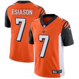 Cincinnati Bengals #7 Boomer Esiason Orange Alternate Men's Stitched NFL Vapor Untouchable Limited Jersey